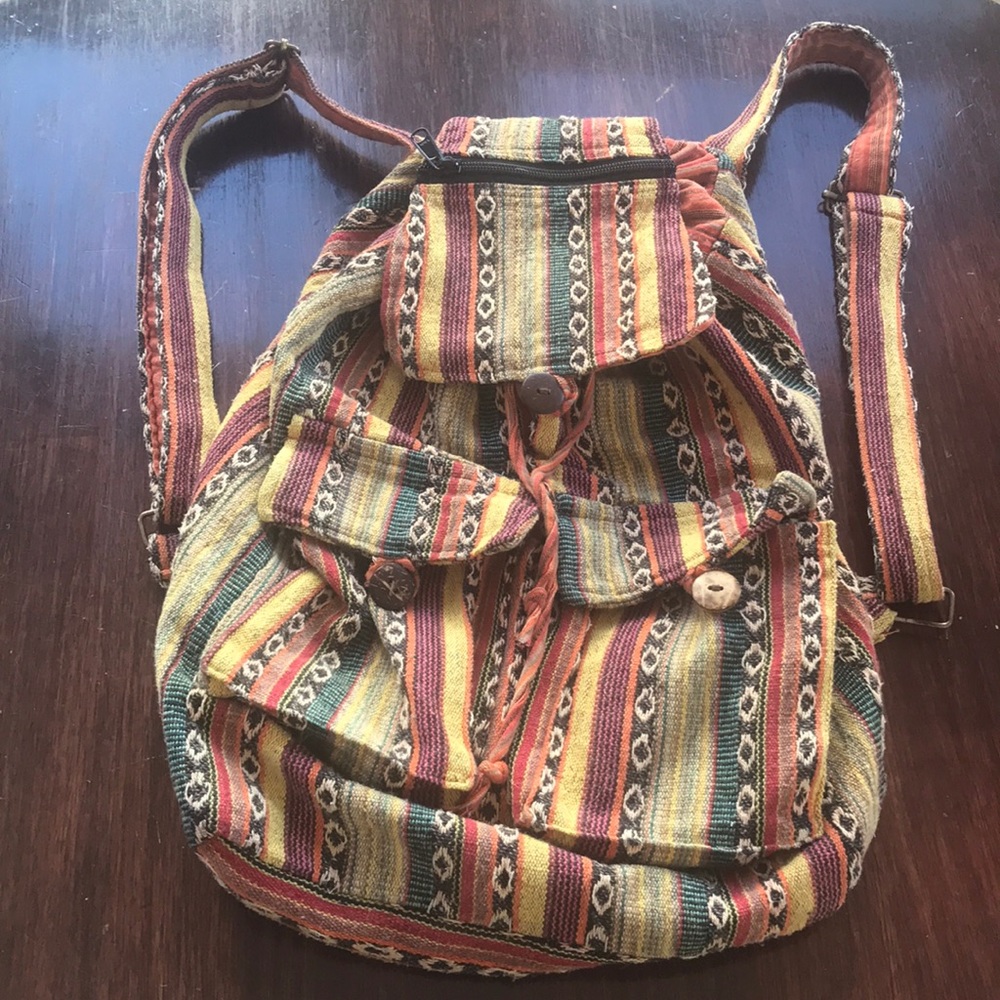 Earth Divas Nepalese tapestry bag